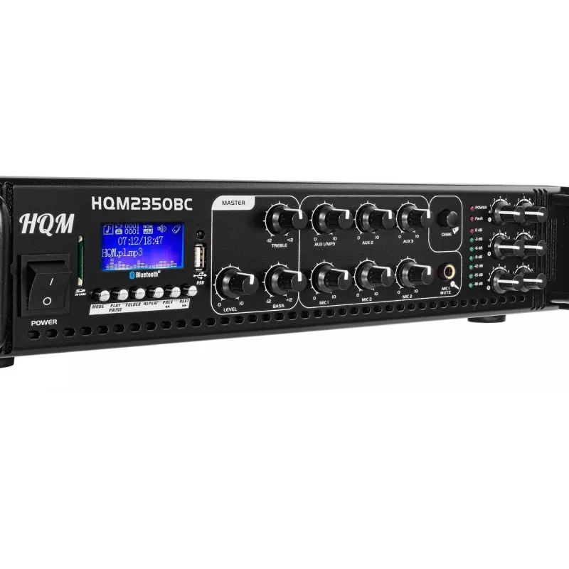 HQM HQM2350BC FM/MP3/Bluetooth Radio Amplifier 350W