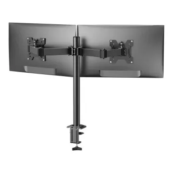 HUANUO Vieno monitoriaus laikiklis 13-30 colių HNCM7 - Šarnyrinė ranka, Stalo spaustuvas / Grommet, VESA 75x100, Juoda