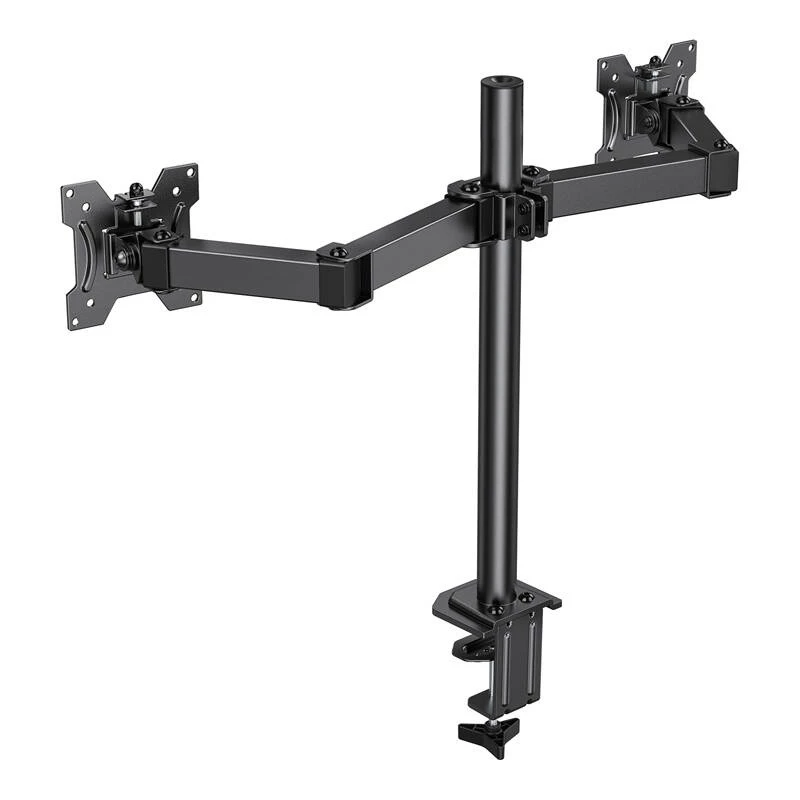 HUANUO Vieno monitoriaus laikiklis 13-30 colių HNCM7 - Šarnyrinė ranka, Stalo spaustuvas / Grommet, VESA 75x100, Juoda