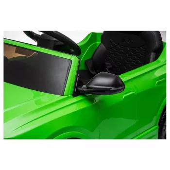 HUAWEI Audi RS Q8 baterijomis varomas automobilis su LED šviesomis, MP3 nuotolinio valdymo pulteliu, žalias