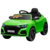 HUAWEI Audi RS Q8 baterijomis varomas automobilis su LED šviesomis, MP3 nuotolinio valdymo pulteliu, žalias