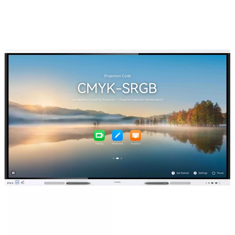 HUAWEI IdeaHub Board 3 Pro IHB2-65PB Intelektualus bendradarbiavimo įrenginys 165,1 cm 65 colių infraraudonųjų spindulių ekranas Jade White