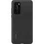 Huawei P40 Silikoninis Dėklas Juodas