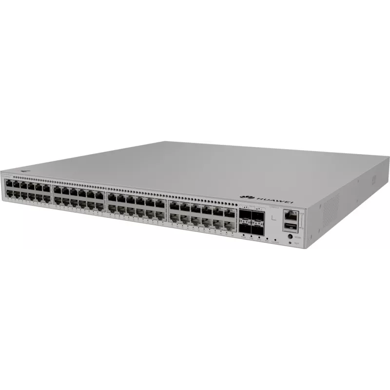 Huawei Switch S310-48HP4X (98012566) 48 prievadų Gigabit PoE+ valdomas stovo jungiklis su 4x 10G SFP+ uplink