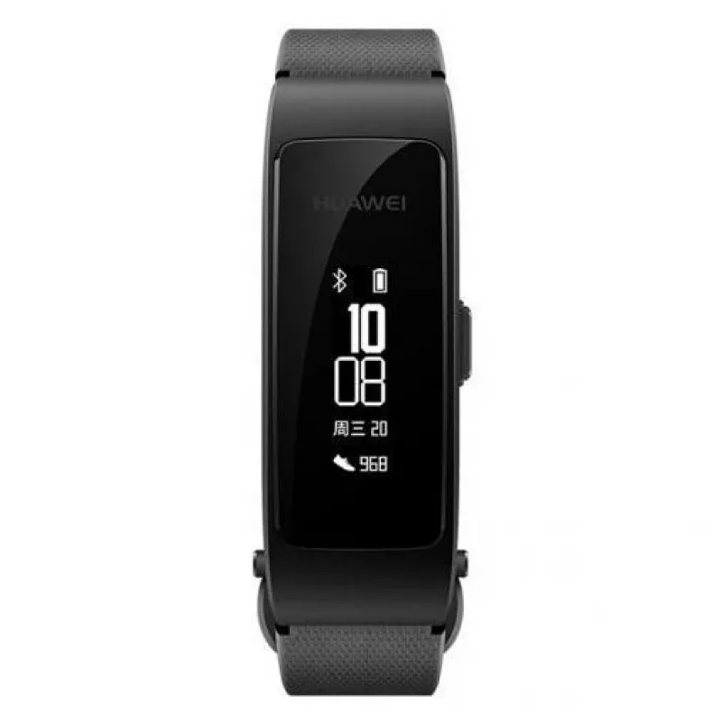 Huawei Talk Band B3 Lite išmanioji sporto apyrankė su Bluetooth ausinėmis, juoda