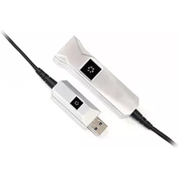 Huddly USB 3.0 aktyvusis optinis kabelis, Type-A male į Type-A female, 10 m, juodas 7090043790450