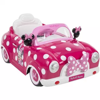Huffy Minnie 6V elektrinis važiuojamas automobilis, rožinis