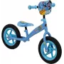 Huffy Stitch 16 G vaikiškas dviratis, 16 colių ratai, Disney Stitch tema, plieninis rėmas, priekinis rankinis ir galinis pedalų stabdžiai, nuimami šoniniai ratukai, mėlyna/rožinė