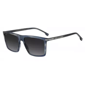 Hugo Boss Black vyriški akiniai nuo saulės BOSS1844S2W8 - pilki lęšiai, acetatinis rėmelis