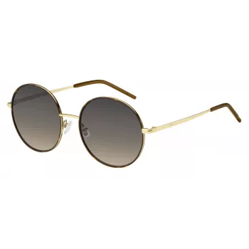 HUGO BOSS BLACK Moteriški akiniai nuo saulės BOSS1593S06J Stačiakampis acetatinis rėmas pilki lęšiai 54mm