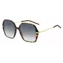 HUGO BOSS BLACK Moteriški akiniai nuo saulės BOSS1660S2IK - stačiakampis acetatinis rėmas su pilkais lęšiais