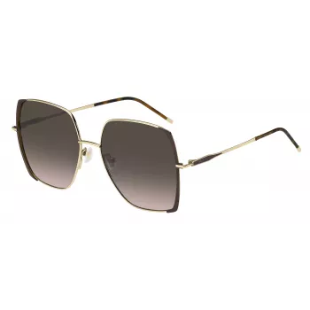 HUGO BOSS BLACK Moteriški akiniai nuo saulės BOSS1707S01Q - pilki lęšiai, juodas rėmelis, 58 mm
