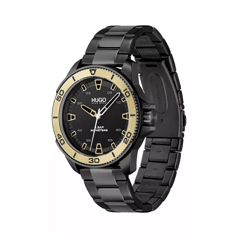 HUGO BOSS Vyriškas Skymaster Chronografinis Laikrodis 1530225 44mm Nerūdijantis Plienas Mėlynas Ciferblatas