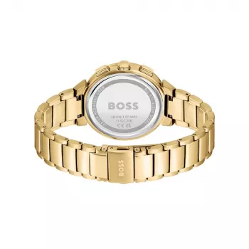 HUGO BOSS Purity Moteriškas Laikrodis 1502677 38mm Nerūdijančio Plieno Tinklelis Sidabrinis Ciferblatas
