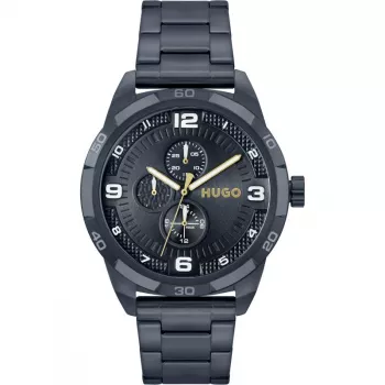 HUGO Vyriškas laikrodis 1530278 45mm Nerūdijančio plieno chronografas