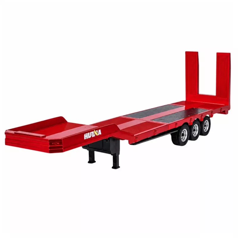 Huina 1:18 Low Bed Trailer for Scania 770S RC Truck - Red
