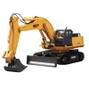 Huina 22747 1:16 RC Crawler Excavator Rotating Cabin Remote Controlled - 15 Channel 2.4GHz with LED Lights