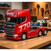 HUINA 32330 Scania 770S vilkikas su priekaba nuotolinio valdymo raudonas 1:18