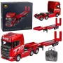 HUINA 32330 Scania 770S vilkikas su priekaba nuotolinio valdymo raudonas 1:18