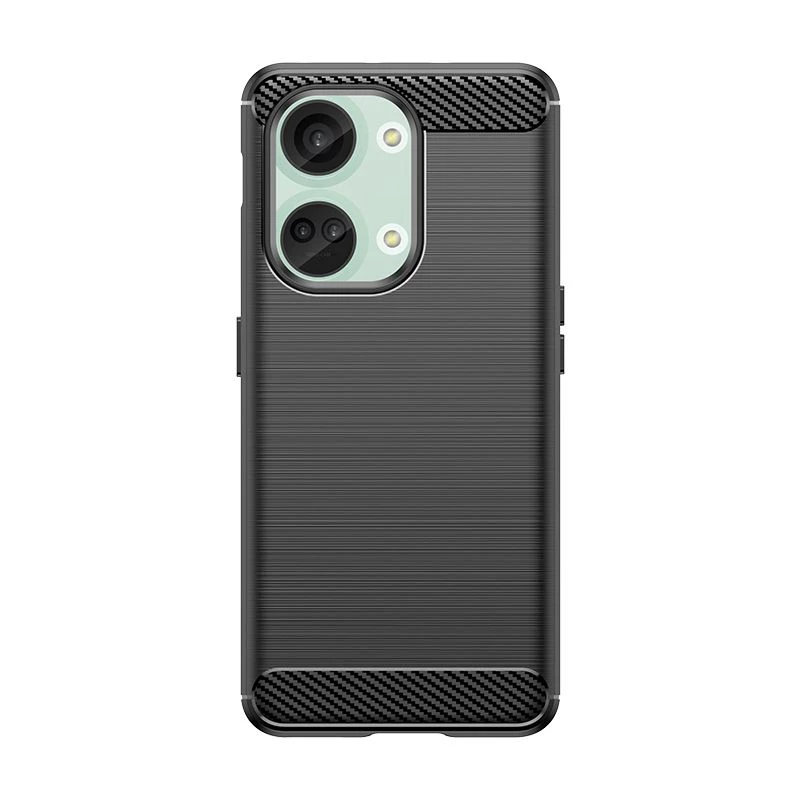 Hurtel Carbon Case Silicone Case for OnePlus Ace 2V / OnePlus Nord 3 - Black