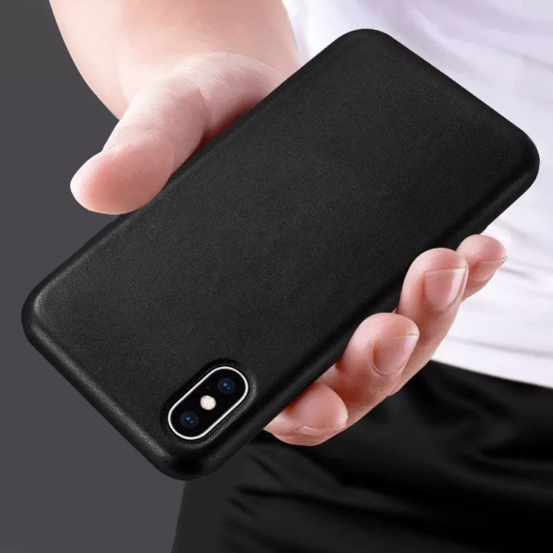 Hurtel ECO Leather Case Cover, skirta Apple iPhone 12 Mini, raudona