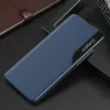 Hurtel Eco Leather View Case, skirtas Samsung Galaxy A05s, su atvartu - mėlyna