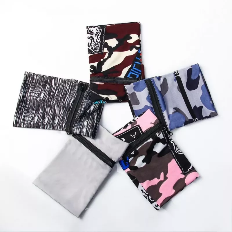 Hurtel Fabric Armband for Running Fitness, Camo Blue