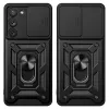 Hurtel Hybrid Armor Camshield dėklas, skirtas Samsung Galaxy A14 – mėlynas