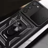 Hurtel Hybrid Armor Camshield dėklas, skirtas Samsung Galaxy A14 – mėlynas
