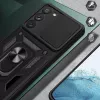 Hurtel Hybrid Armor Camshield dėklas, skirtas Samsung Galaxy A14 – mėlynas
