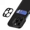 HURTEL iLike Apple iPhone 14 Leather Stand Case Cover Card Wallet with Stand Black