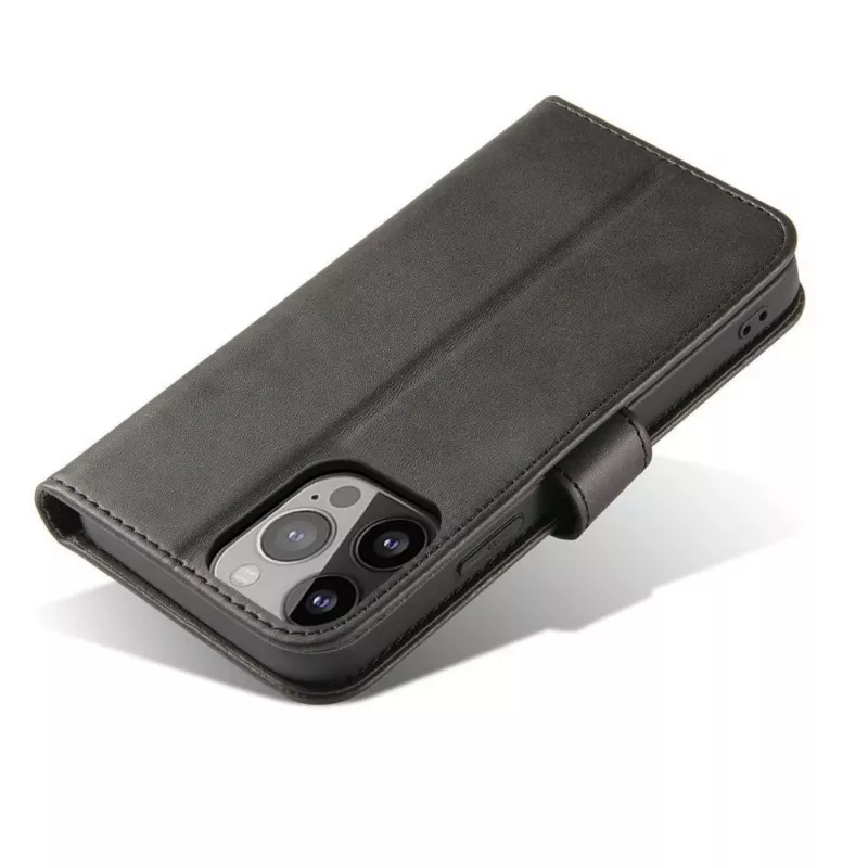 Hurtel Magnet Case Cover, skirta TCL 20 Pro 5G, Flip Cover Wallet Stand, juoda