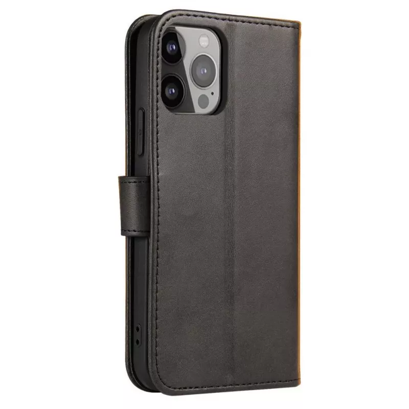 Hurtel Magnet Case Cover, skirta TCL 20 Pro 5G, Flip Cover Wallet Stand, juoda