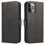 Hurtel Magnet Case Cover, skirta TCL 20 Pro 5G, Flip Cover Wallet Stand, juoda