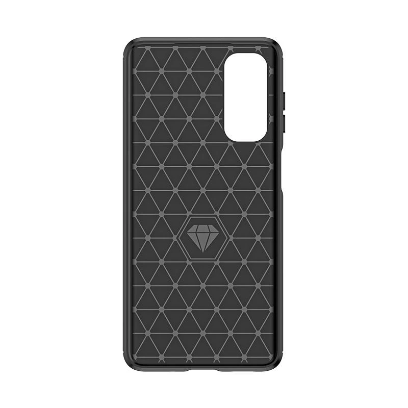 Hurtel Silicone Carbon Case for Nokia C12 / C12 Pro / C12 Plus - Black