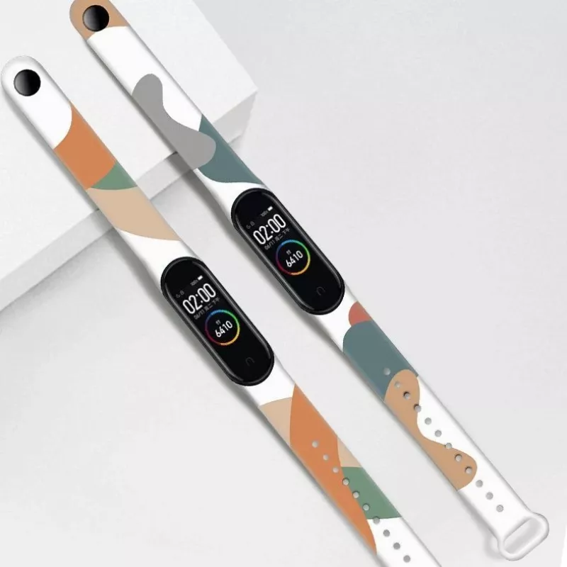 Hurtel Strap Moro apyrankė, skirta Xiaomi Mi Band 6 / Mi Band 5, silikoninis dirželis, karinis raštas