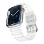 Hurtel Strap Triple Protection, skirta Apple Watch 42/44/45/49 mm apyrankė - permatoma
