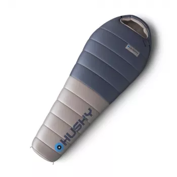 Husky DOPY pūkinis miegmaišis -25°C, 85x220 cm, 1,69 kg, mėlyna/pilka