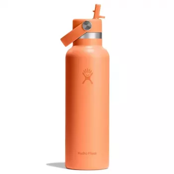 Hydro Flask 620 ml Standard Flex Straw Cap Insulated Water Bottle Nectar