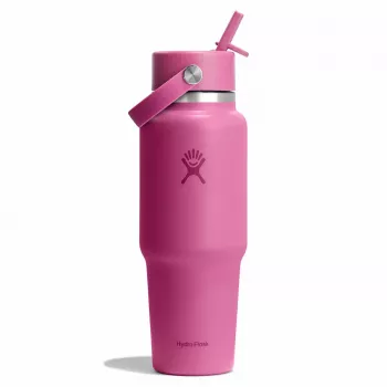 Hydro Flask Travel Bottle Wide Flex Straw Cap 32 oz 946 ml Reef