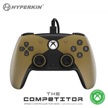 Hyperkin The Competitor laidinis valdiklis Nintendo 64 - auksinis