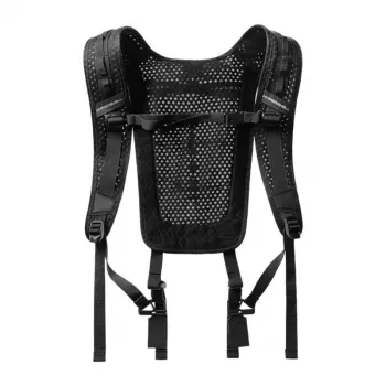 Hypershell AeroFlex pečių diržas – ergonomiškas oro tinklelio paminkštinimas, universalus pritaikymas, 20 kg apkrova, stealth juoda