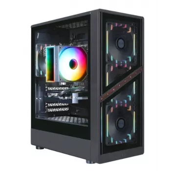 HYRICAN AERIS 8123 Žaidimų kompiuteris AMD Ryzen 7 5700X, 16GB RAM, 1TB M.2 SSD, AMD Radeon RX 9070 (16GB GDDR6), Windows 11 Home