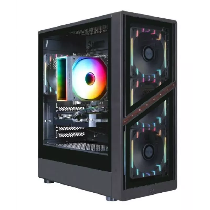 HYRICAN AERIS 8123 Žaidimų kompiuteris AMD Ryzen 7 5700X, 16GB RAM, 1TB M.2 SSD, AMD Radeon RX 9070 (16GB GDDR6), Windows 11 Home