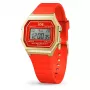 ICE Sunset Unisex Quartz Watch 32mm Gradient Pink/Orange/Yellow Dial Neon Pink Silicone Strap 100m Water Resistant