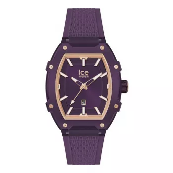 ICE moteriškas laikrodis 23994 (45mm) - rožinis silikoninis kvarcinis