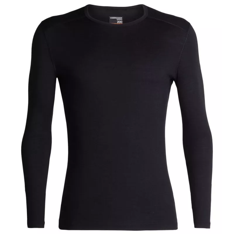 Icebreaker 200 Oasis L/S Crewe - Juoda (XL)