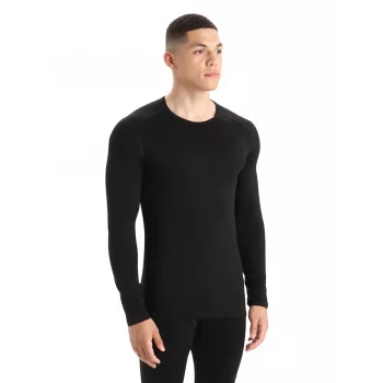 Icebreaker 260 Tech L/S Crewe Thermal Base Layer Top - Juoda, XXL