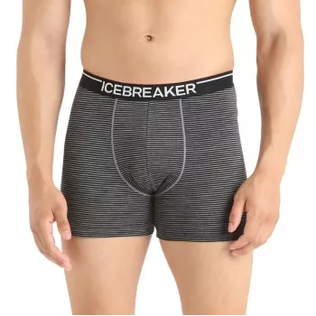 Icebreaker Anatomica Boxers Boxer Briefs - Gritstone (Grey) - Size L
