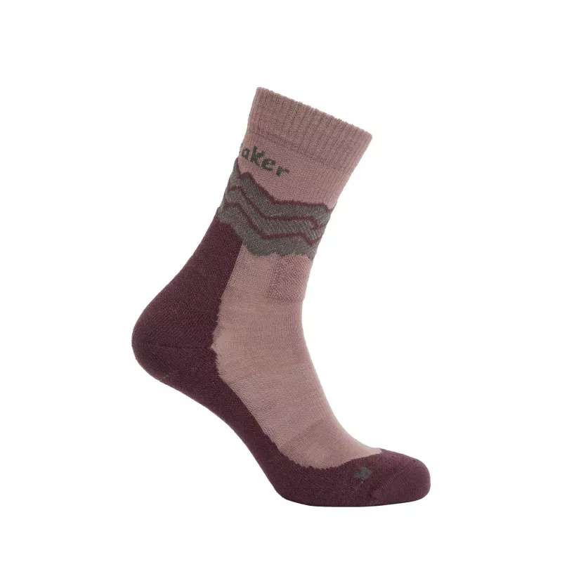 Icebreaker Hike+ Medium Crew Merino Socks Peaks Summit/Java